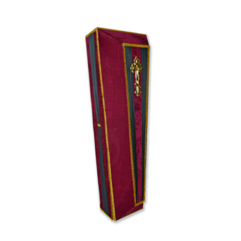 Гроб бархатный (постель х/б)